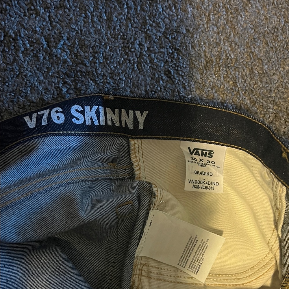Vans  Dark blue Men's Jeans - Picture 3 of 4